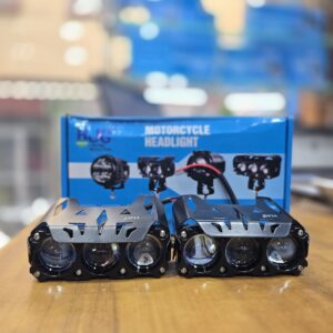 HJG 3 Lens Shutter Fog Light White Yellow