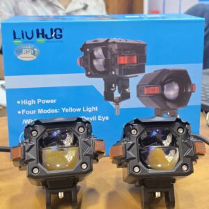 HJG Single Lence Dual Color Fog Light White Yellow